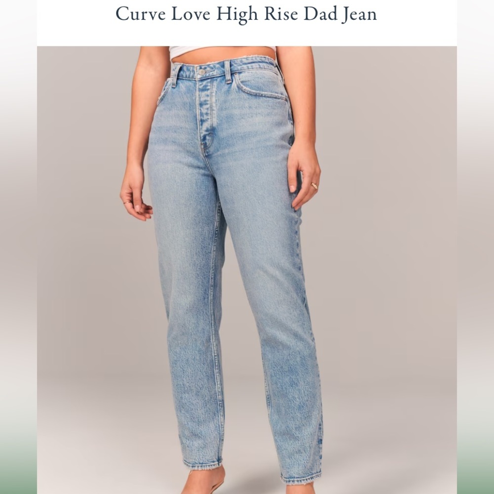 Abercrombie Curve Love Dad Jeans